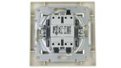 Wyłączniki światła i elektryczne - Schneider Asfora łącznik świecznikowy podtynkowy podwójny kremowy EPH0300323 - miniaturka - grafika 1