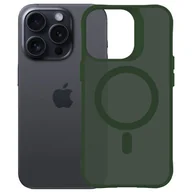 Etui i futerały do telefonów - Etui 3MK Smoke Guardx MagCase do Apple iPhone 16 Pro Zielony - miniaturka - grafika 1