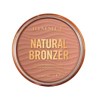 Bronzery i konturowanie twarzy - Rimmel Rimmel Natural Bronzer  001 Sunlight 14g bronzer do twarzy - miniaturka - grafika 1