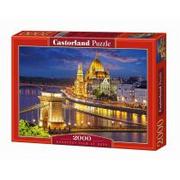 Puzzle - Castorland Puzzle 2000 Budapeszt o zmierzchu CASTOR - miniaturka - grafika 1