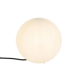 QAZQA Nowoczesna lampa zewnętrzna biała 25 cm IP65 - Nura - Lampy ogrodowe - miniaturka - grafika 1