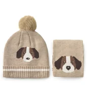 Czapki dla dzieci - Zestaw Szalik i Czapka Mayoral 10018 Beżowy - miniaturka - grafika 1