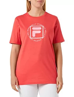 Koszulki i topy damskie - FILA Damska koszulka z logo Swindon, Cayenne, XL, Cayenne, XL - grafika 1