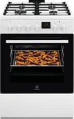 Kuchenki gazowo-elektryczne - Electrolux LKK660220W - miniaturka - grafika 1