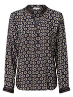 Bluzki damskie - Lund - Bluzka damska, niebieski|brązowy|wielokolorowy - miniaturka - grafika 1