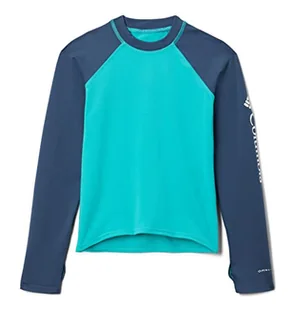 Columbia Unisex Bluzka z długim rękawem chroniąca przed słońcem Dziecięca, Sandy Shores - Bluzki damskie - miniaturka - grafika 1