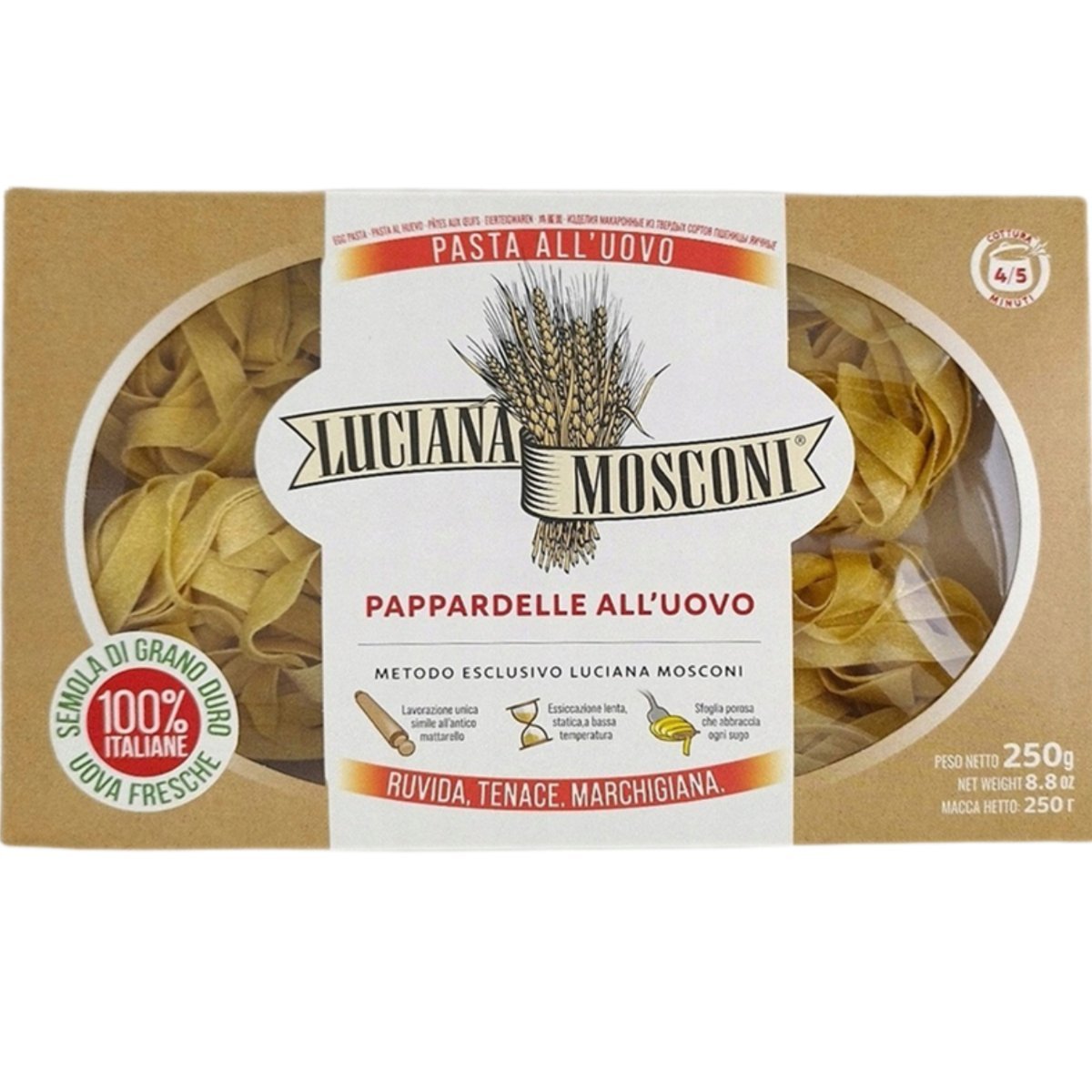 Luciana Mosconi Pappardelle All'Uovo 250g włoski makaron jajeczny