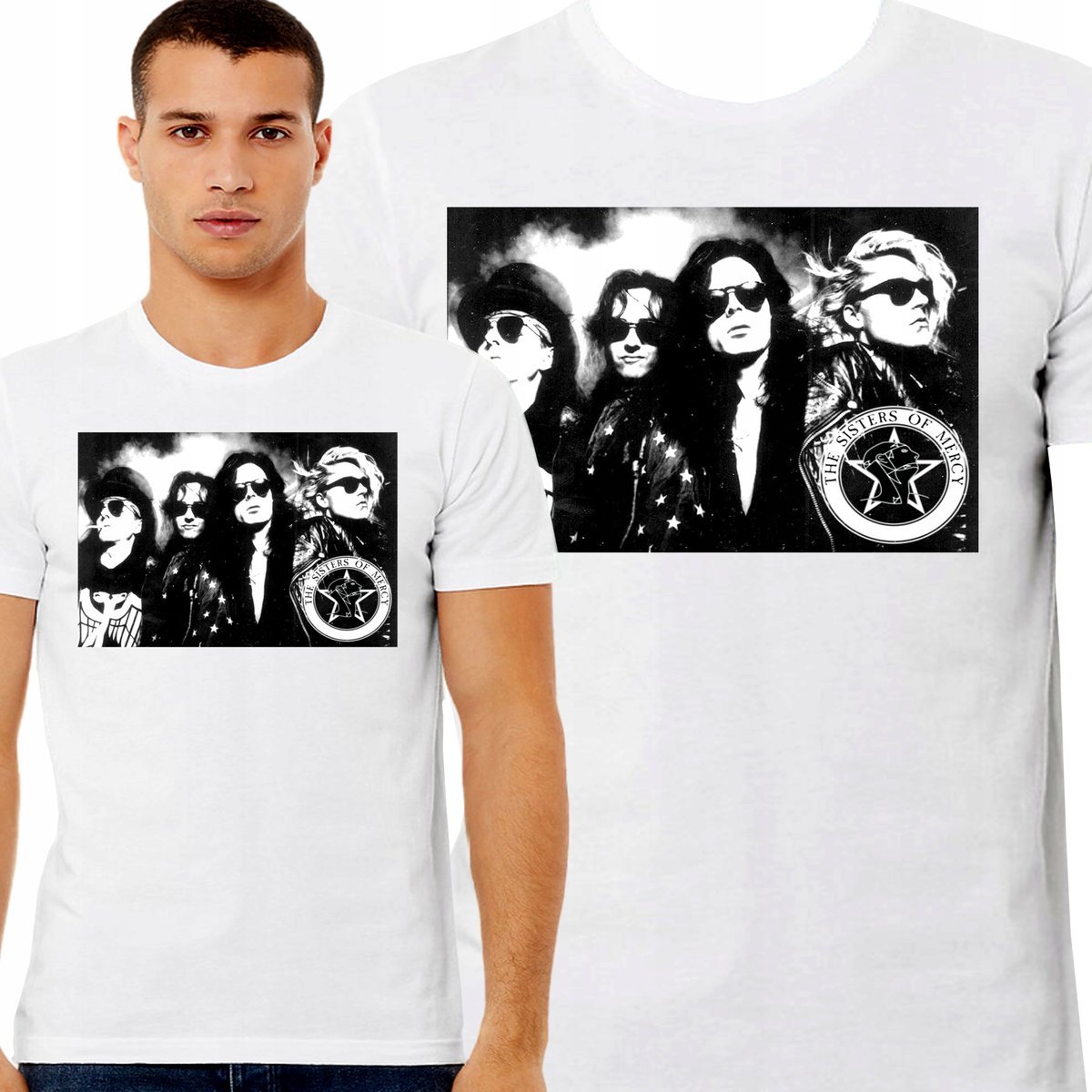 Koszulka The Sisters of Mercy Rock Gothic Bawełna Prezent Jakość S 3389