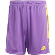 Spodenki męskie - Spodenki męskie adidas Tiro 23 League fioletowe IB8089-M - miniaturka - grafika 1
