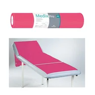 Kosmetyczne akcesoria jednorazowe - Podkład higieniczny na rolce 50cm x 50cm fuksja podfoliowany 54g MedixPro 80szt - miniaturka - grafika 1