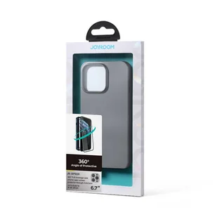 Joyroom 360 Full Case etui pokrowiec do iPhone 13 Pro Max obudowa na tył i przód + szkło hartowane szary (JR-BP928 tarnish) - Etui i futerały do telefonów - miniaturka - grafika 5