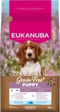 Eukanuba Puppy&Junior Small/Medium Grain Free 3kg