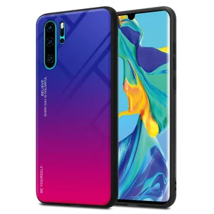 Pokrowiec Do Huawei P30 PRO Etui w FIOLETOWO - CZERWONY TPU Obudowa Case Cover Plecki Ochronny Cadorabo - Etui i futerały do telefonów - miniaturka - grafika 1