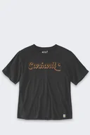 Koszulki męskie - Koszulka Carhartt Script Graphic Tencel Black - miniaturka - grafika 1