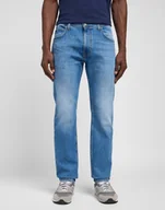 Spodnie męskie - Męskie spodnie jeansowe proste Lee RIDER W34 L30 - miniaturka - grafika 1