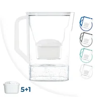 Dzbanki filtrujące - DZBANEK FILTRUJĄCY WESSPER 2,7L + 6X FILTR AQUAMAX - miniaturka - grafika 1