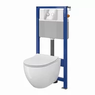 Stelaże i zestawy podtynkowe do WC - Cersanit Zestaw podtynkowy pneumatyczny SET B226 ZEN s701-411 - miniaturka - grafika 1