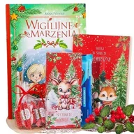 Zestawy upominkowe - PACZKA świąteczna dla dziecka książka+notes+słodycze Zestaw Czerwony - miniaturka - grafika 1