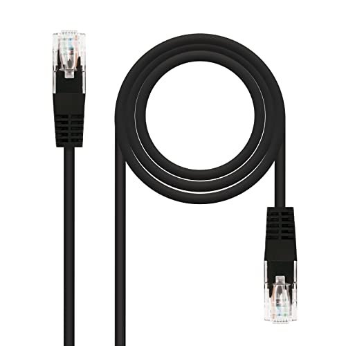 Kabel sieciowy Cat.5e UTP AWG24, czarny, długość 10 metrów, idealny do wydajnych i bezpiecznych połączeń sieciowych.