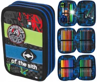 Piórniki - JUMPER 3 PIÓRNIK TRZYKOMOROWY WYPOSAŻENIEM STAR WARS SITH LORD DARTH VADER - miniaturka - grafika 1