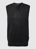Kamizelki męskie - Bezrękawnik z wełny merino - miniaturka - grafika 1