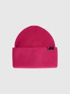 Czapki dla dzieci - 4F Czapka zimowa z dodatkiem wełny dziecięca - różowa Uniwersalny - miniaturka - grafika 1