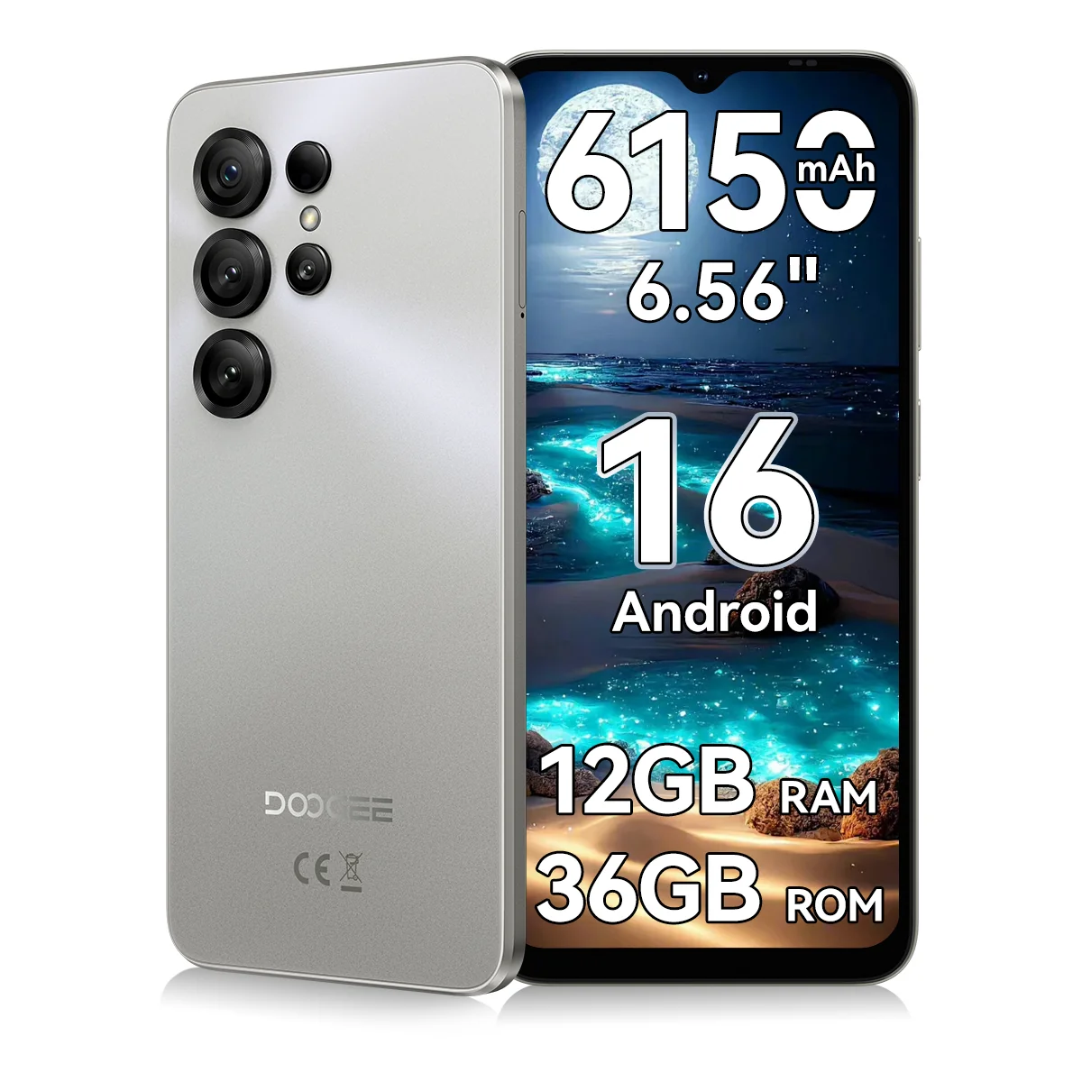 Doogee Note 56 X Lite 12/32GB Srebrny