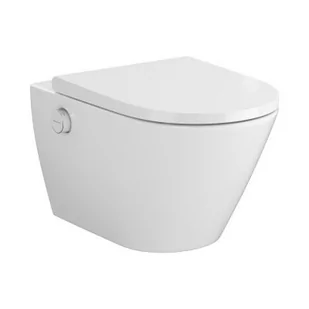 Meissen Keramik Genera Manual toaleta myjąca wisząca biała S701-510 - Kompakty WC - miniaturka - grafika 1