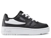 Buty dla dziewczynek - Buty dziecięce Fila 101135125Y FX VENTUNO LOW KIDS Czarne - miniaturka - grafika 1