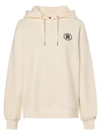 Bluzy damskie - Tommy Hilfiger Damska bluza z kapturem Kobiety biały jednolity, S - miniaturka - grafika 1