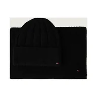 Czapki damskie - Tommy Hilfiger Szal + czapka z dodatkiem wełny - miniaturka - grafika 1