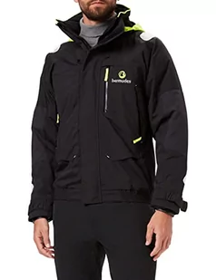 Kurtka Bermudy Venturi płaszcz przeciwdeszczowy, czarny/ciemnoszary, M męska, czarny/szary, M - Płaszcze damskie - miniaturka - grafika 1