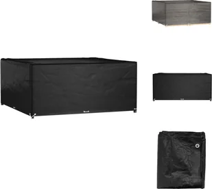 vidaXL Pokrowiec na meble ogrodowe 16 oczek 205x205x90 cm kwadratowy - Pokrowce ochronne na meble ogrodowe - Pokrowce na meble ogrodowe - miniaturka - grafika 1