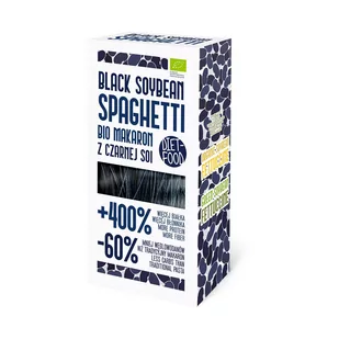 Diet-Food Makaron z czarnej soi Spaghetti 200 g - Makaron - miniaturka - grafika 1