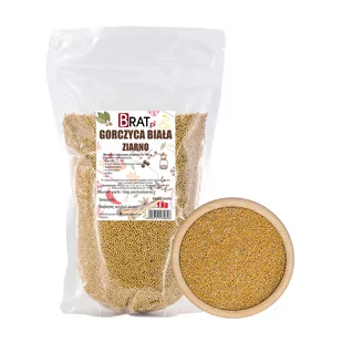Gorczyca biała 1kg - Przyprawy i zioła sypkie - miniaturka - grafika 1