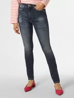 Spodnie damskie - Calvin Klein Jeans - Jeansy damskie, niebieski - miniaturka - grafika 1