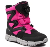 Śniegowce damskie - Geox Śniegowce Dla Dziecka Ocieplane Różowe 36 Ż1D - miniaturka - grafika 1
