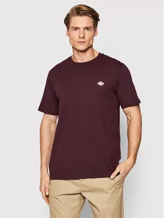 Koszulki męskie - Dickies T-Shirt Mapleton DK0A4XDBMR0 Bordowy Regular Fit - grafika 1