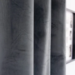 Zasłona Na Taśmie 140X270 Szara Zaciemniająca - Zasłony - miniaturka - grafika 1