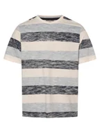 Koszulki męskie - Jack & Jones Koszulka męska - JJCoast Mężczyźni Bawełna niebieski|biały w paski, M - miniaturka - grafika 1