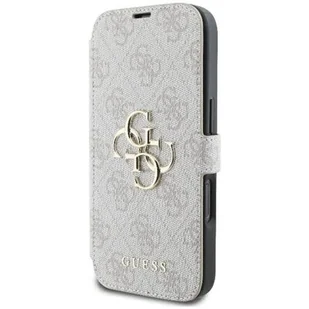 Guess GUBKP16X4GMGPI iPhone 16 Pro Max 6.9" różowy/pink book 4G Metal Logo - Etui i futerały do telefonów - miniaturka - grafika 1
