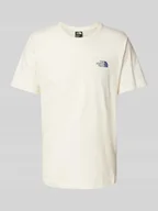 Koszulki męskie - T-shirt z wiskozy z nadrukiem z logo - miniaturka - grafika 1