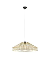 Lampy sufitowe - Naturalna lampa wisząca w stylu boho 108783 z serii TAPA - miniaturka - grafika 1
