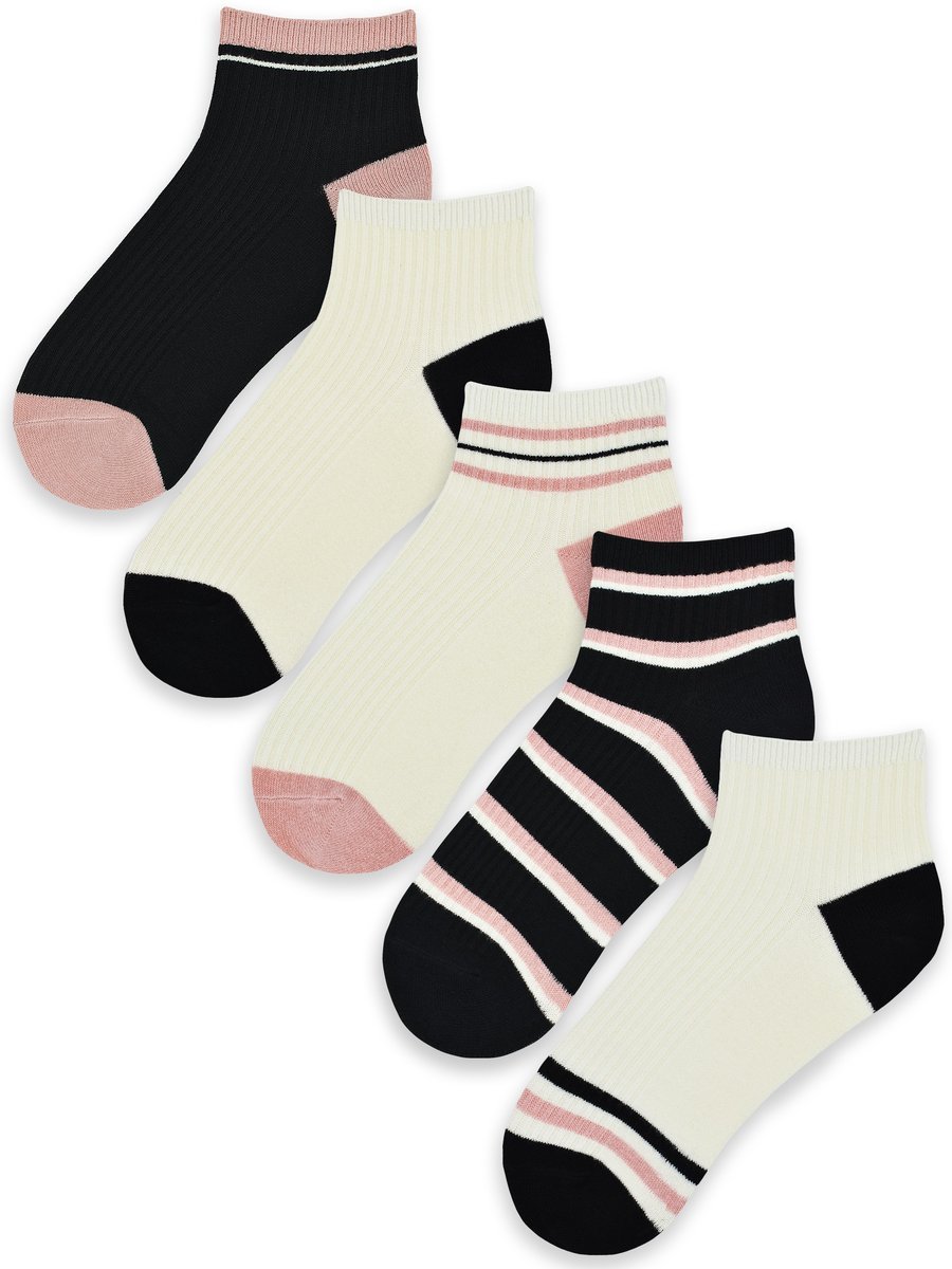 Stopki Damskie Modal St052 36-41 Mix Kolor/Mix Wzór