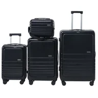 Walizki - Zestaw walizek SEMI LINE T5964-0 Czarny - miniaturka - grafika 1