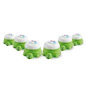 Kremy dla dzieci - HiPP Baby Care - krem nawilżający do twarzy i ciała dla noworodków, w kształcie uroczego żółwia, do skóry wrażliwej, z organicznym olejem migdałowym, 6 sztuk po 100 ml - miniaturka - grafika 1