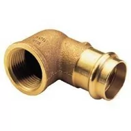Akcesoria hydrauliczne - Kolano 90°, GW, 18x1/2 brąz B Press - miniaturka - grafika 1