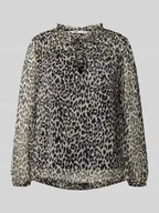 Bluzki damskie - Bluzka o kroju regular fit z dekoltem w serek model ‘DITSY’ - miniaturka - grafika 1