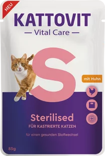 Kattovit Vital Care Sterilised 85g - Mokra karma dla kotów - miniaturka - grafika 1