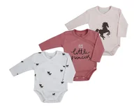 Body dla niemowląt - Body rozpinane Little Princess dł. rękaw 3-pak 68 - miniaturka - grafika 1